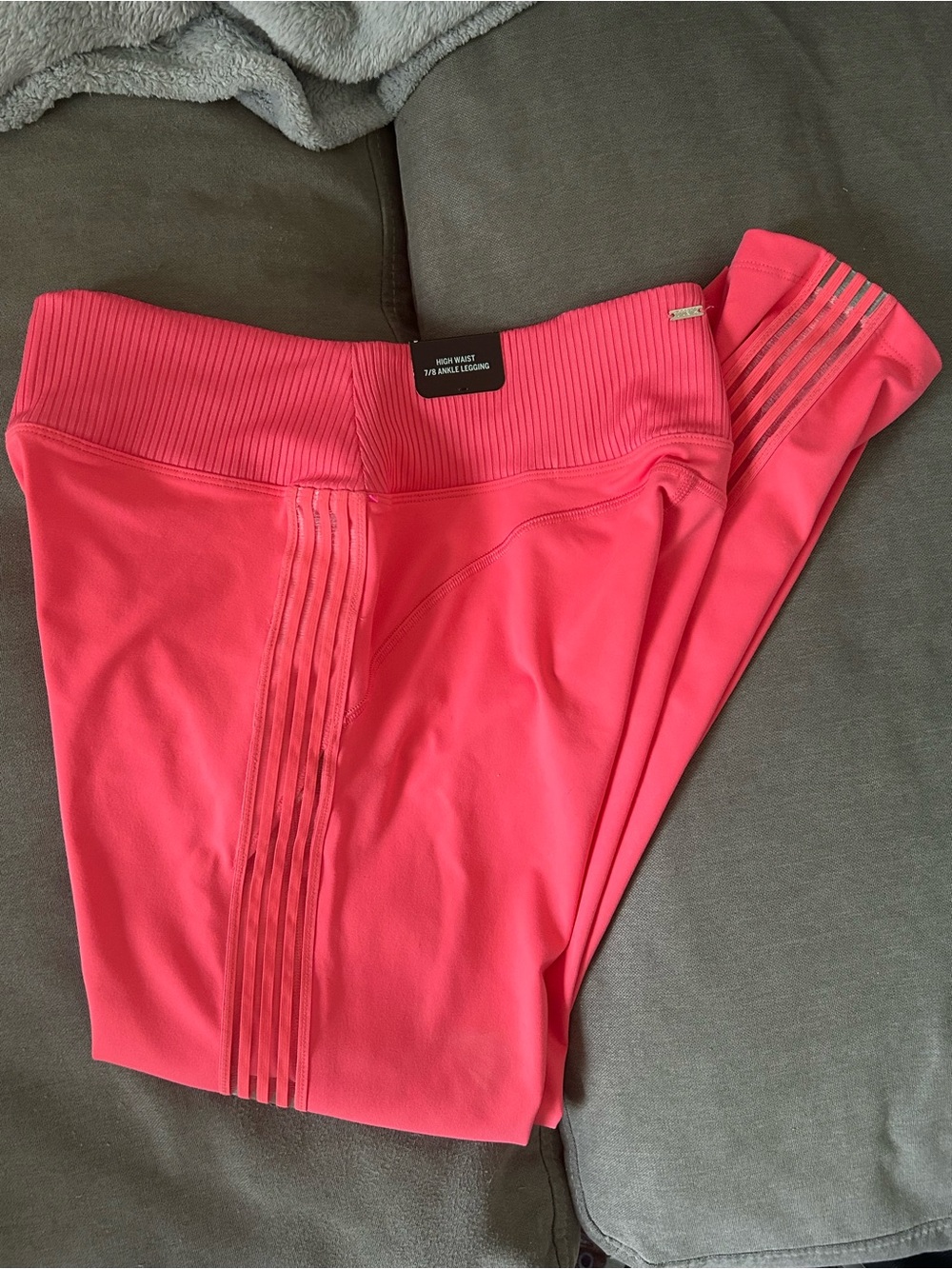 PINK Victoria's Secret Coral Workout Leggings